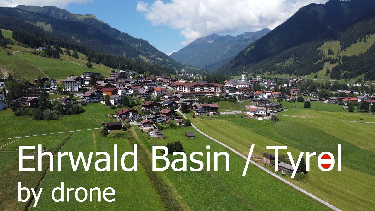 Ehrwald Basin Tyrol by drone 4K