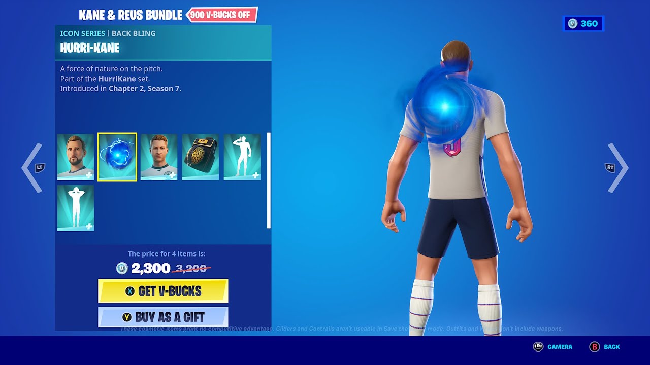 Fortnite Item Shop, July 9th 2021 - HARRY KANE & MARCO REUS SKINS ARE BACK & RARE SAVOR THE W EMOTE!