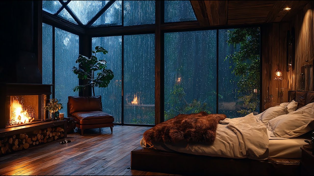 Rain in Forest Cabin &ndash; Soothing Ambience for Sleeping and Relaxing and Letting Go