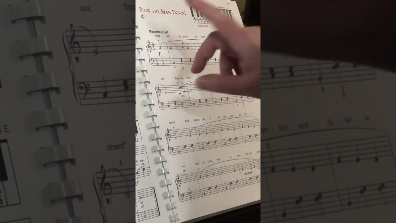 Learning a song called Blowing 