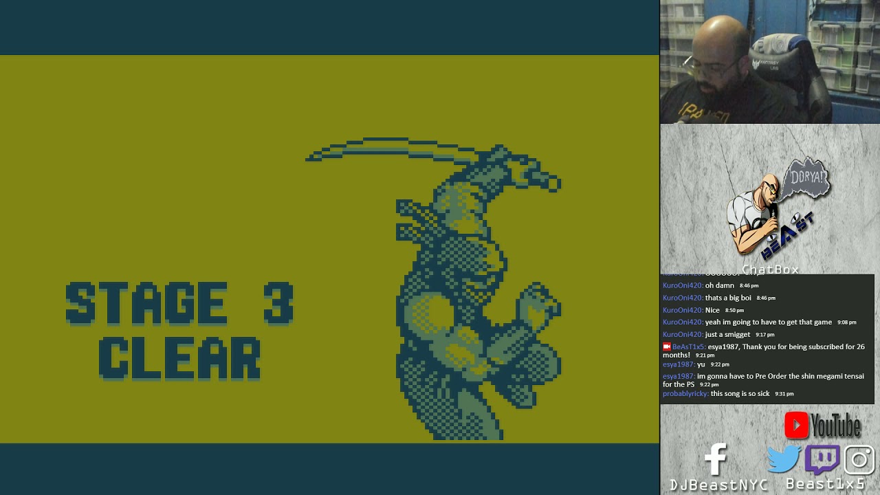 Ninja Gaiden Shadow - No Death MiSTer FPGA run