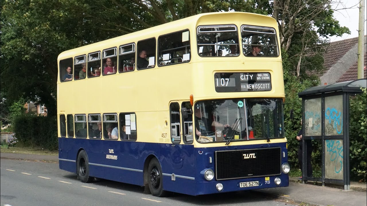 Preserved ex West Midlands Travel 4527 Volvo Ailsa (TOE 527N) - Wythall.
