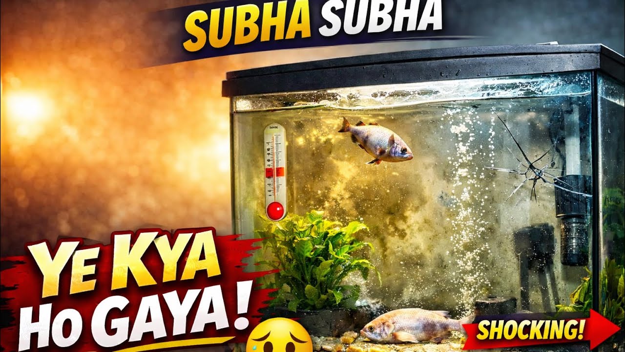 Subha Subha Fish Aquarium Ko Kya Ho Gaya? 😱 | Shocking Morning Vlog”