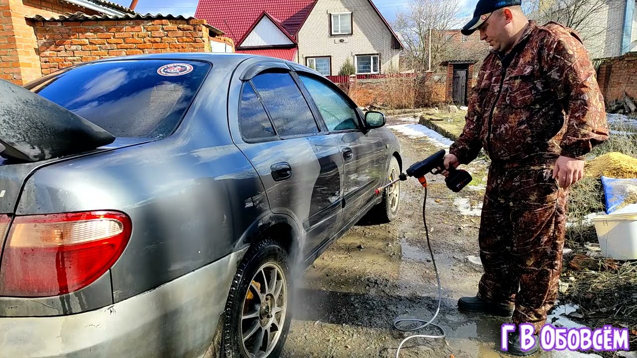 Мойка на Аккумуляторах!