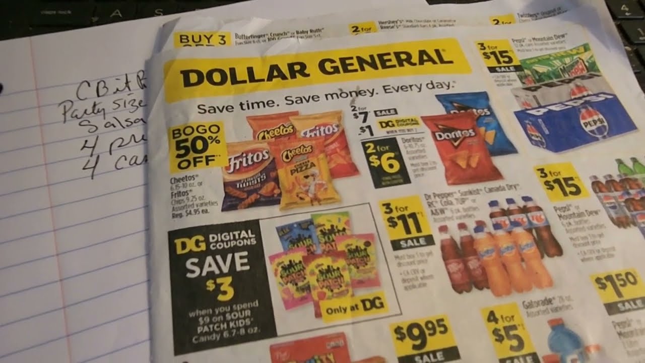 Dollar General Saturday scenarios save $30