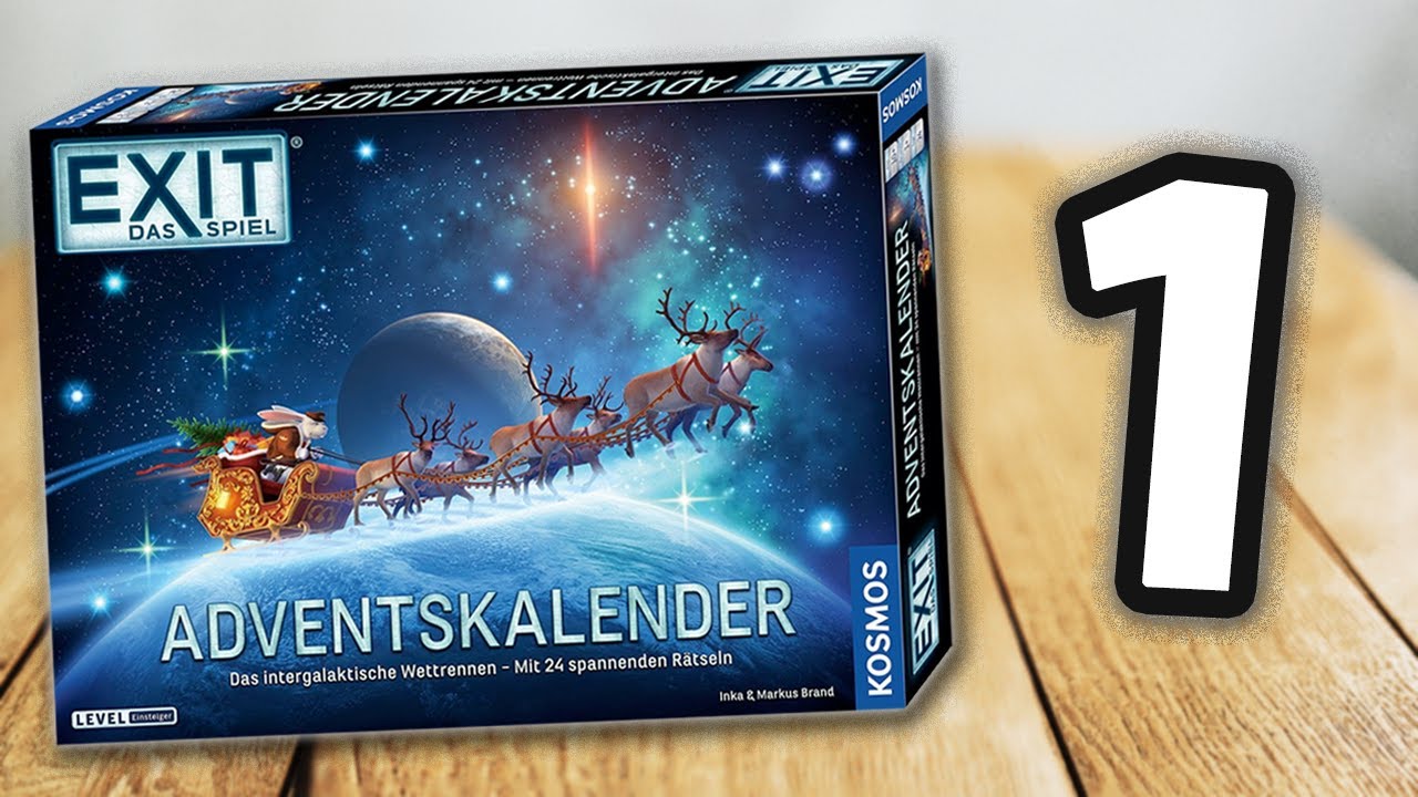 EXIT ADVENTSKALENDER  - Tag 01 (Das intergalaktische Wettrennen 2024) - Spielregeln TV | KOSMOS