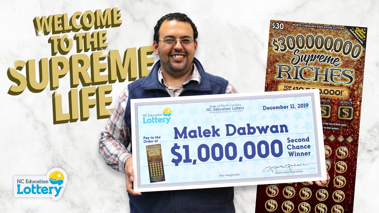Lottery winner surprised with $1 million second-chance prize