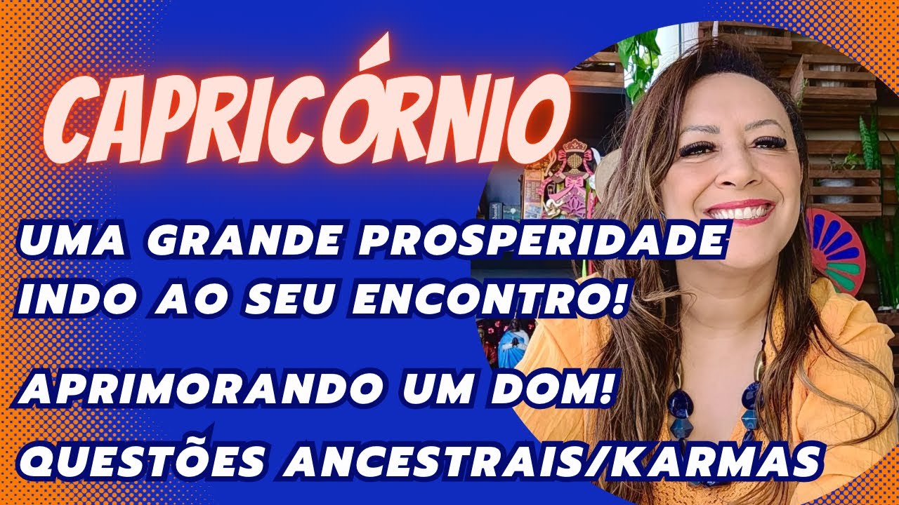 CAPRICÓRNIO ♑️ Uma Grande Prosperidade Indo ao Seu Encontro•Aprimorando Um Dom•Questões Ancestrais!