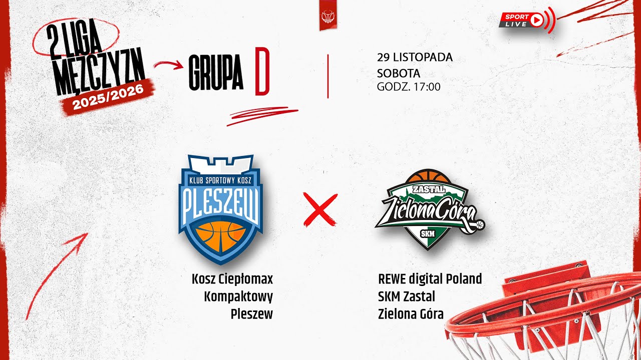 Kosz Ciepłomax Kompaktowy Pleszew - REWE digital Poland SKM Zastal Zielona Góra (2 LM)