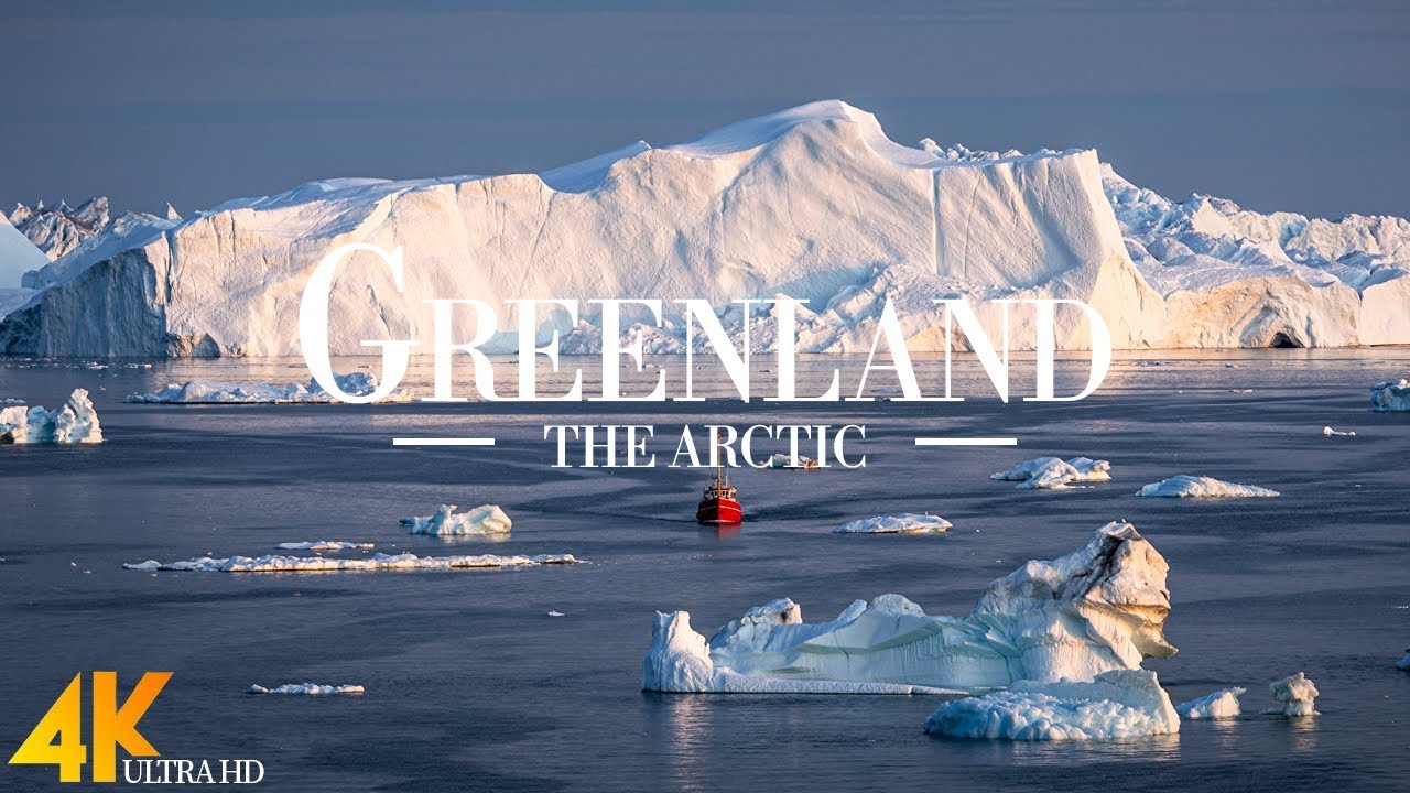 Greenland 4k - Meditation Relaxing Music Along With Beautiful Nature Videos | 4K Relaxation Film
