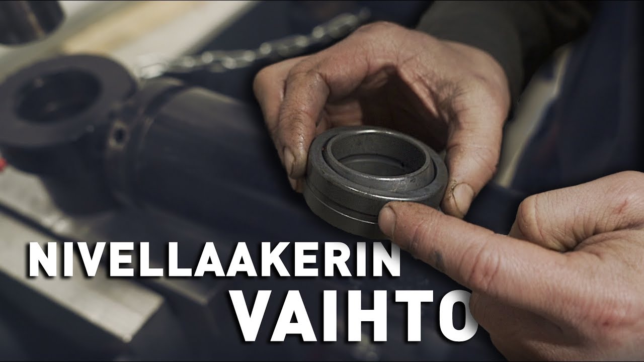 Hydraulisylinterin nivellaakerin vaihto
