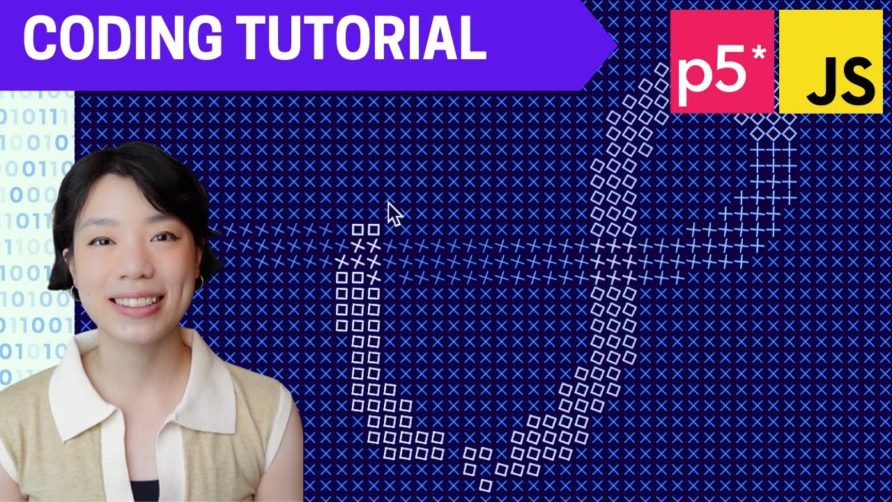 p5.js Coding Tutorial | Interactive Display with Rotating Blocks (UPGRADED)