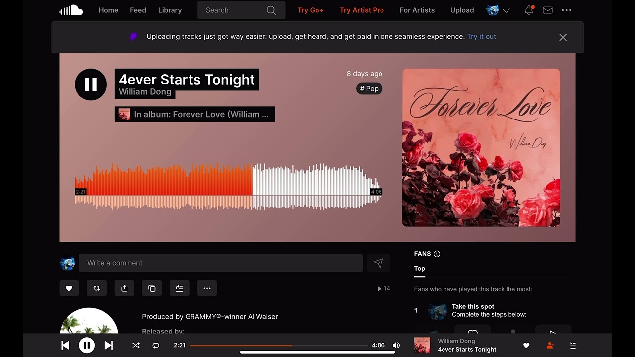 《4ever Starts Tonight》by William Dong
