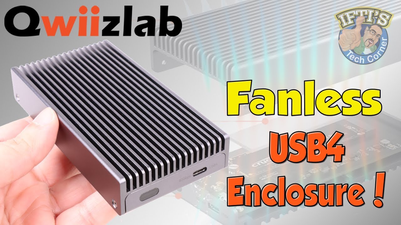 Qwiizlab ES40UR Portable USB4 40Gbps NVMe SSD Enclosure - Its FAST!!! : REVIEW