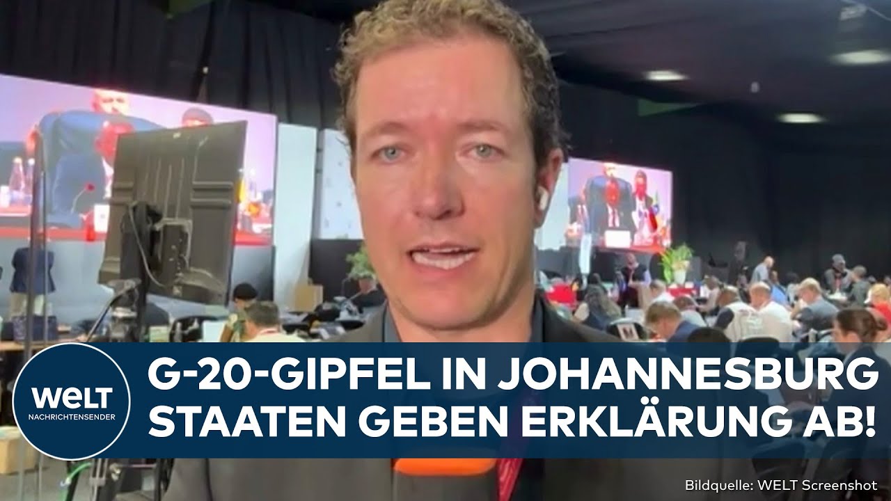 JOHANNESBURG: G20 trotzen USA! Staaten geben Erkl&auml;rung ab! Ukraine r&uuml;ckt in Fokus des Gipfels