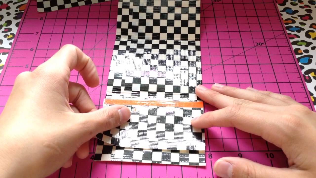 Duct Tape Tri-Fold Wallet Tutorial