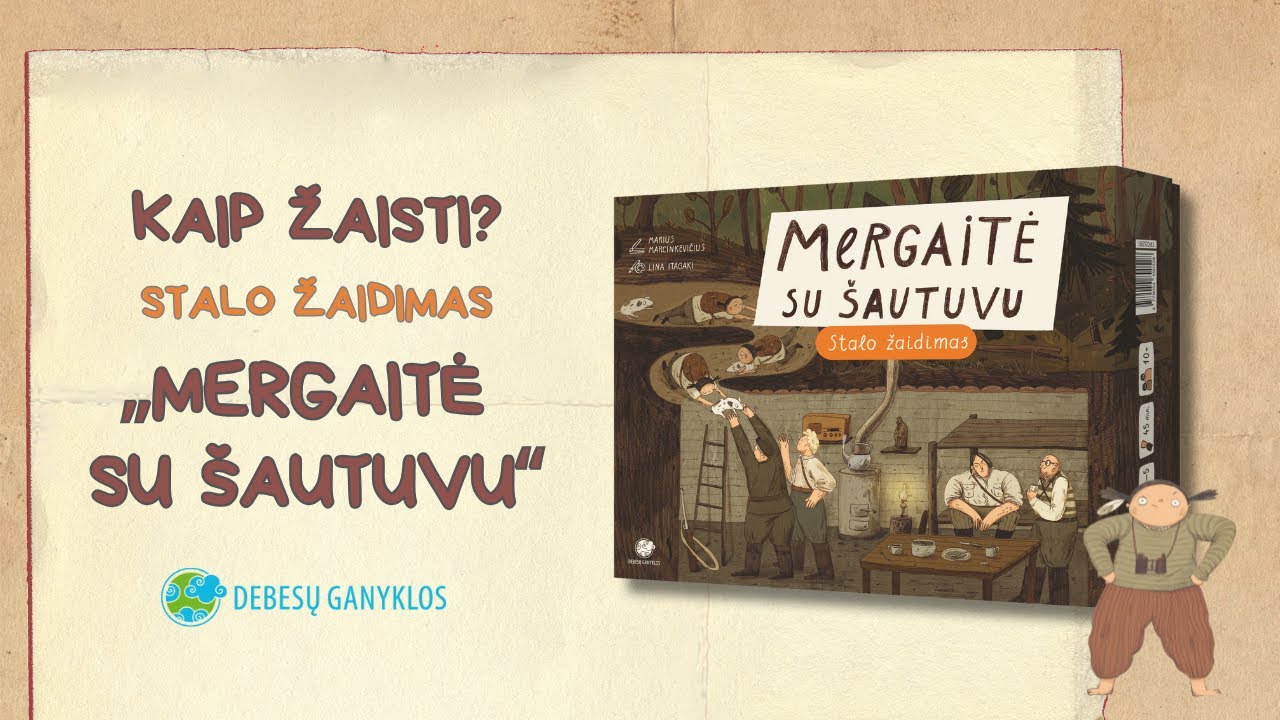 Stalo žaidimas „Mergaitė su šautuvu“ | Kaip žaisti?