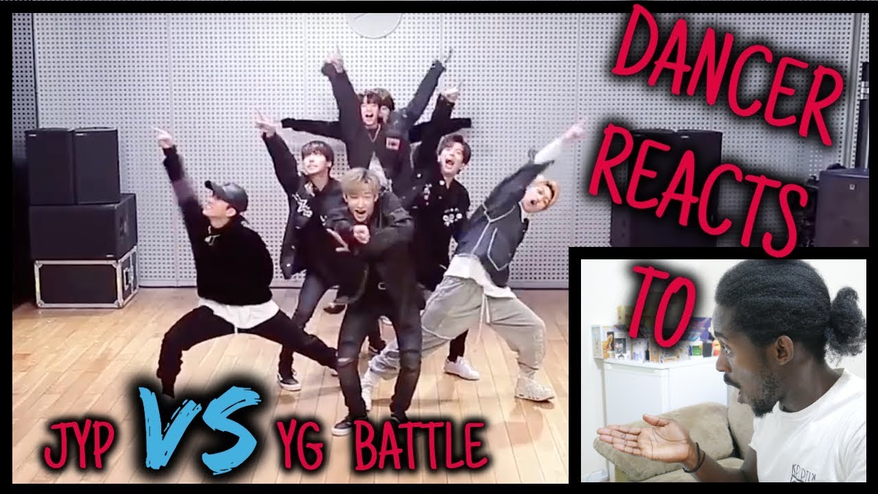 Dancer Reacts To JYP vs YG Dance Battle - Stray Kids Full Cam