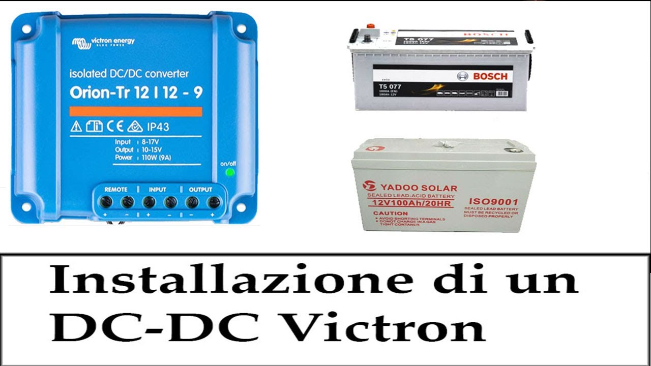Mantenere carica la batteria motore sul camper
