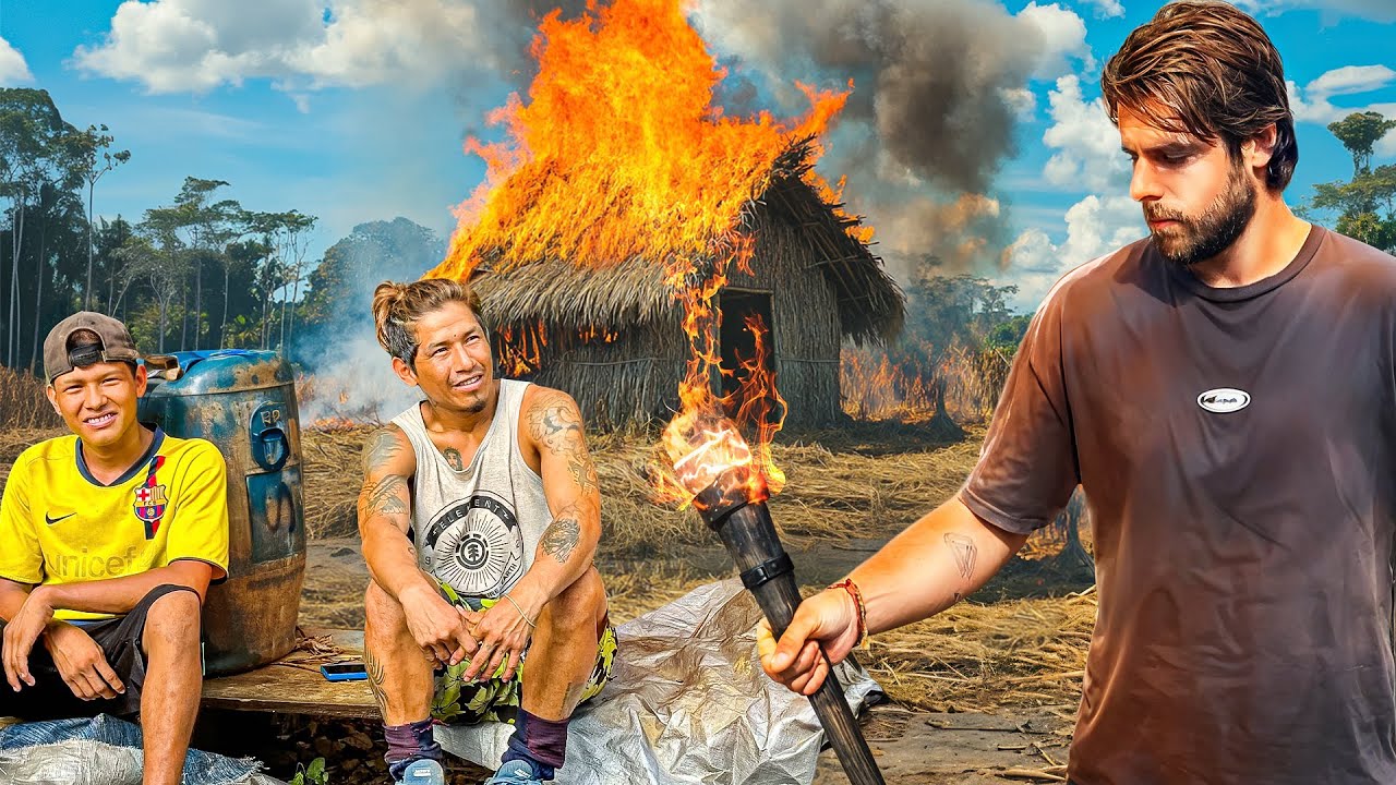 We Burned Illegal Loggers Hut In Amazon Jungle 🇵🇪