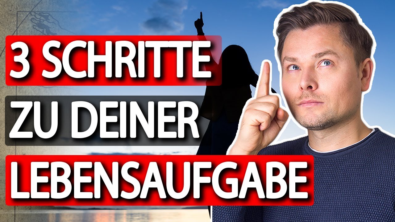 Diese 3 Schritte verraten DEINE Lebensaufgabe!(Unbedingt ausprobieren) | Maxim Mankevich