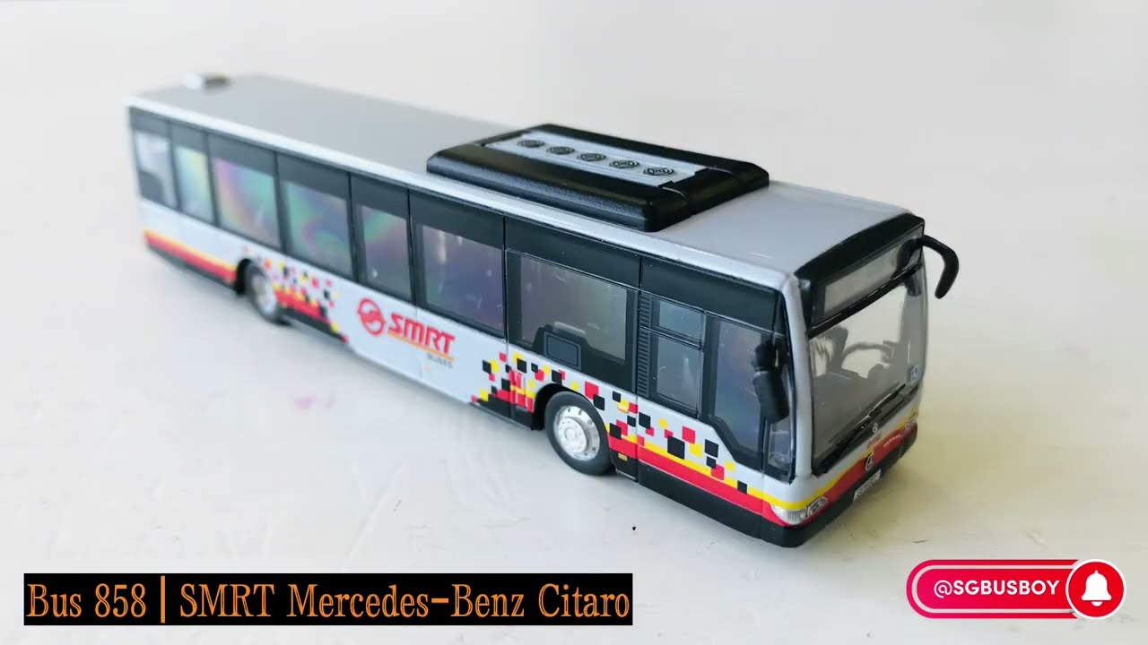 [Unboxing + Pasting of Decals] SMRT 858 | Mercedes-Benz Citaro