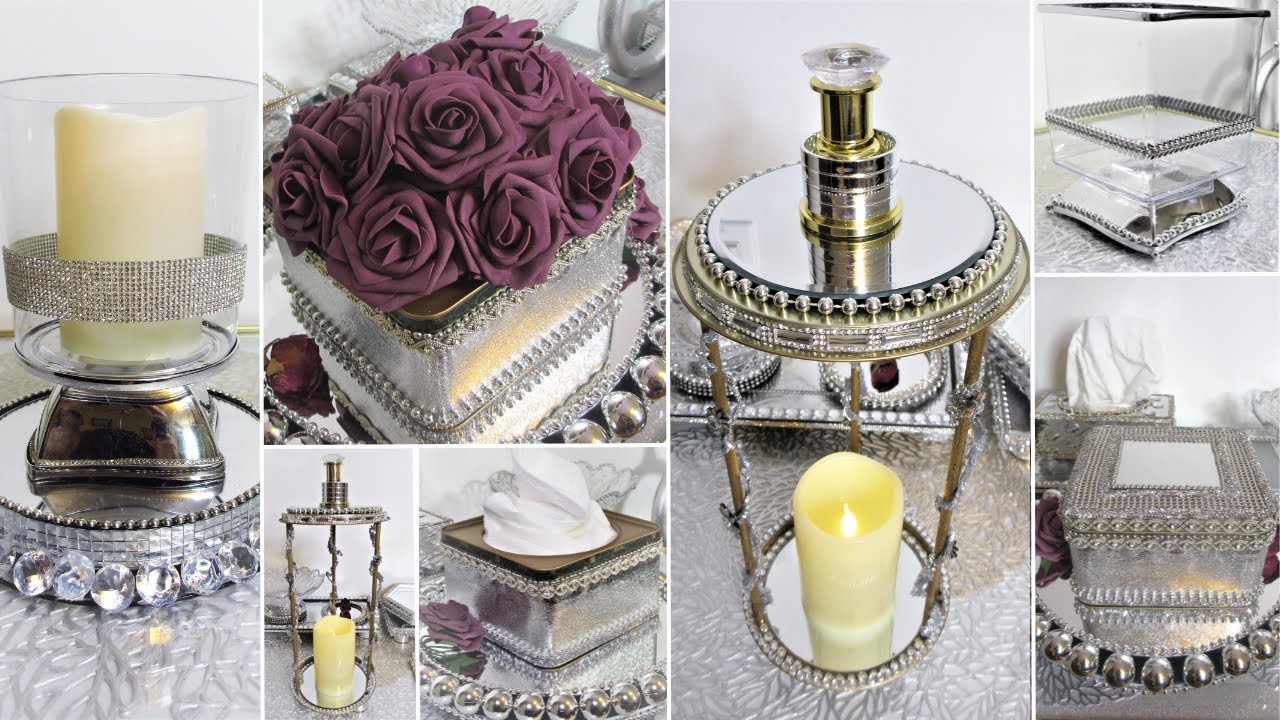 $1 DIY Home Decor Makeover Ideas | Dollar Tree DIY | Glam Home Decor