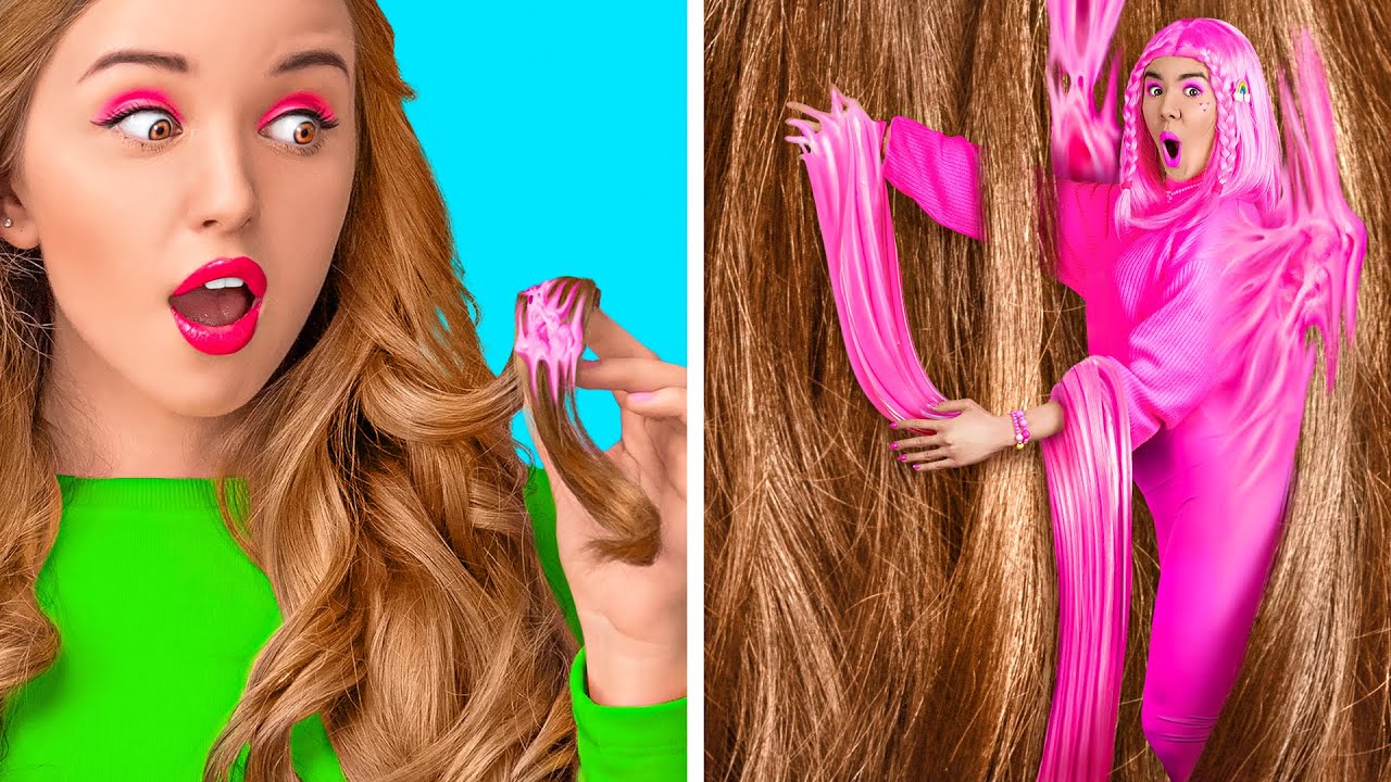 PROBLEMAS DE CABELLO CORTO VS. CABELLO LARGO || Problemas graciosos del cabello por 123 GO LIKE!