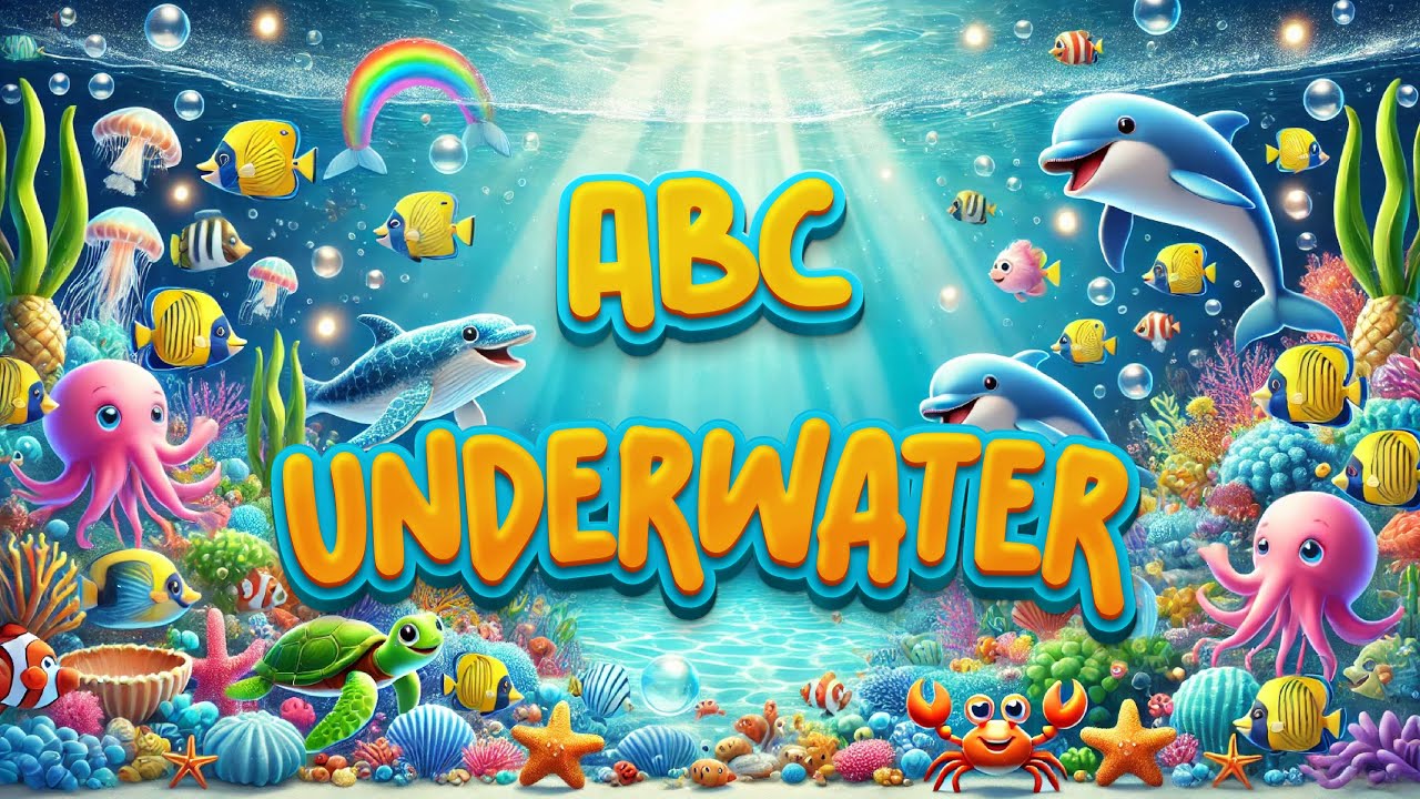 Underwater ABC Song for Kids | Ocean Alphabet Rhyme 🌊🔠🐠 | Fefdy