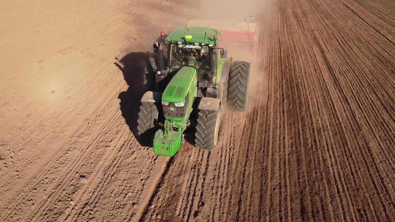 John Deere 6210R🚜  I Agregat Kongskilde w Gospodarstwie - ponad 200ha w tydzień