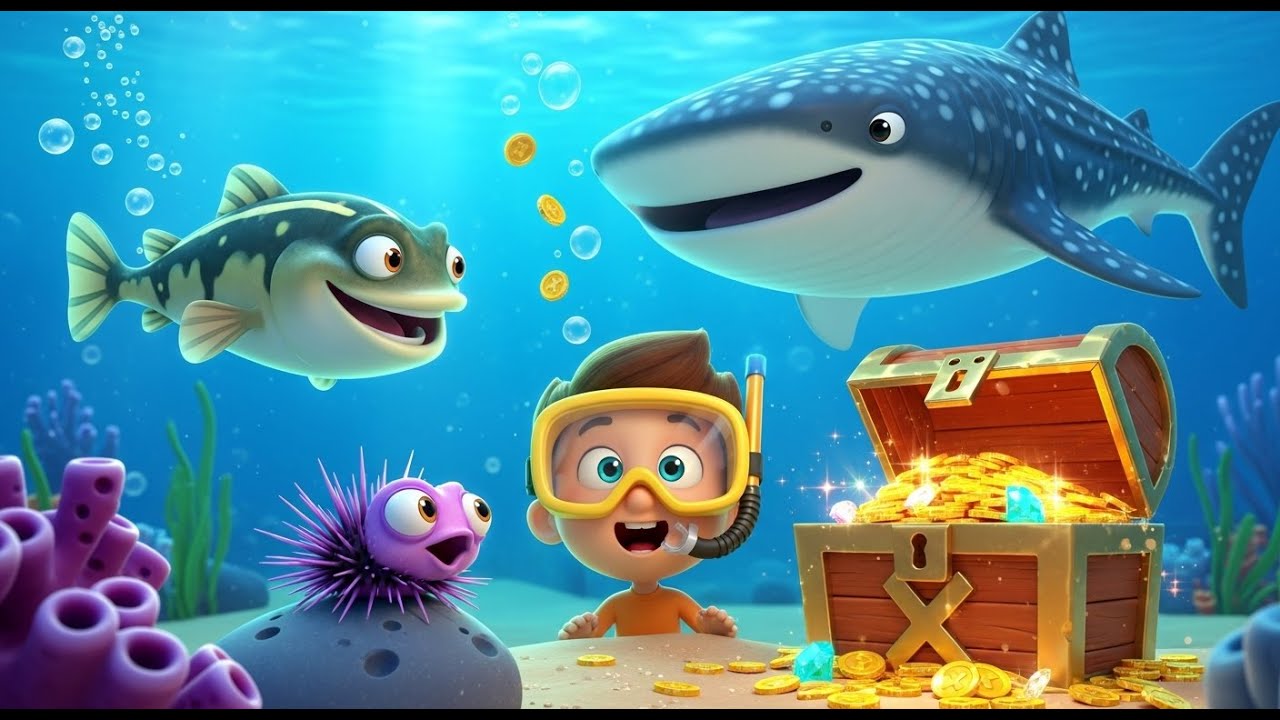 Deep Sea Alphabet Dive 🌊🐠 | Fun Kids Song, Nursery Rhyme & Toddler Sing-Along 🎶