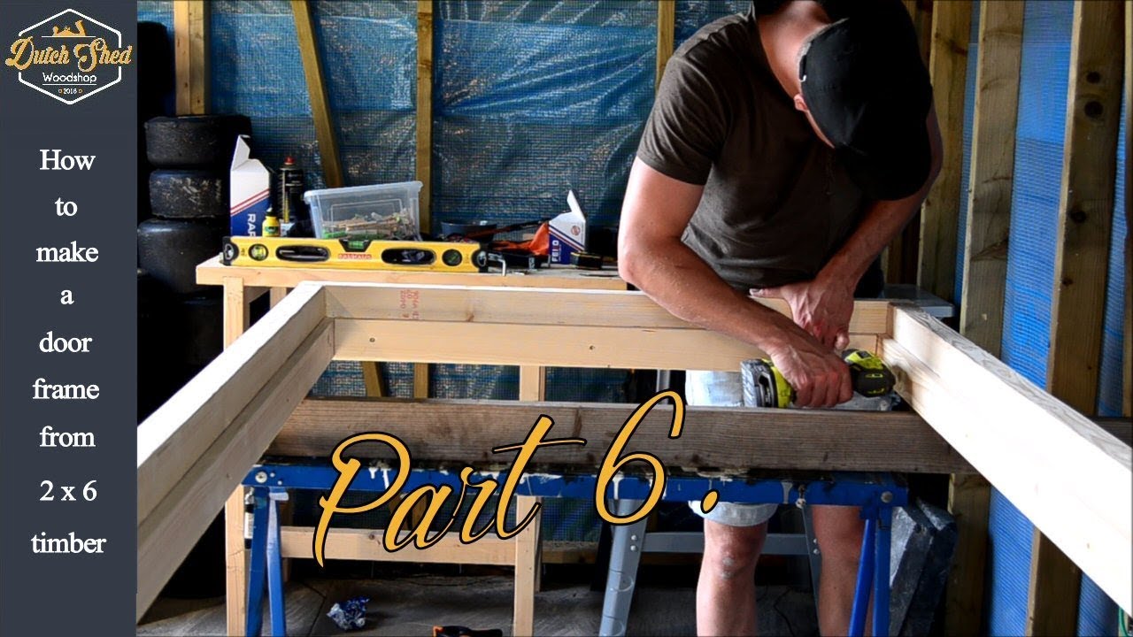 BUILD a SHED | WORKSHOP Part 6 | How To make a Door frame