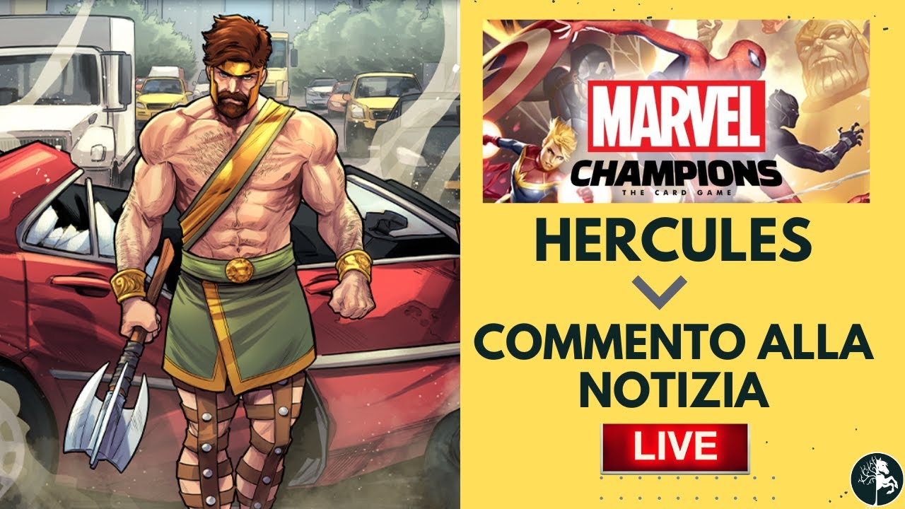Hercules Pack Eroe: Commentiamo insieme la notizia! - Marvel Champions LCG