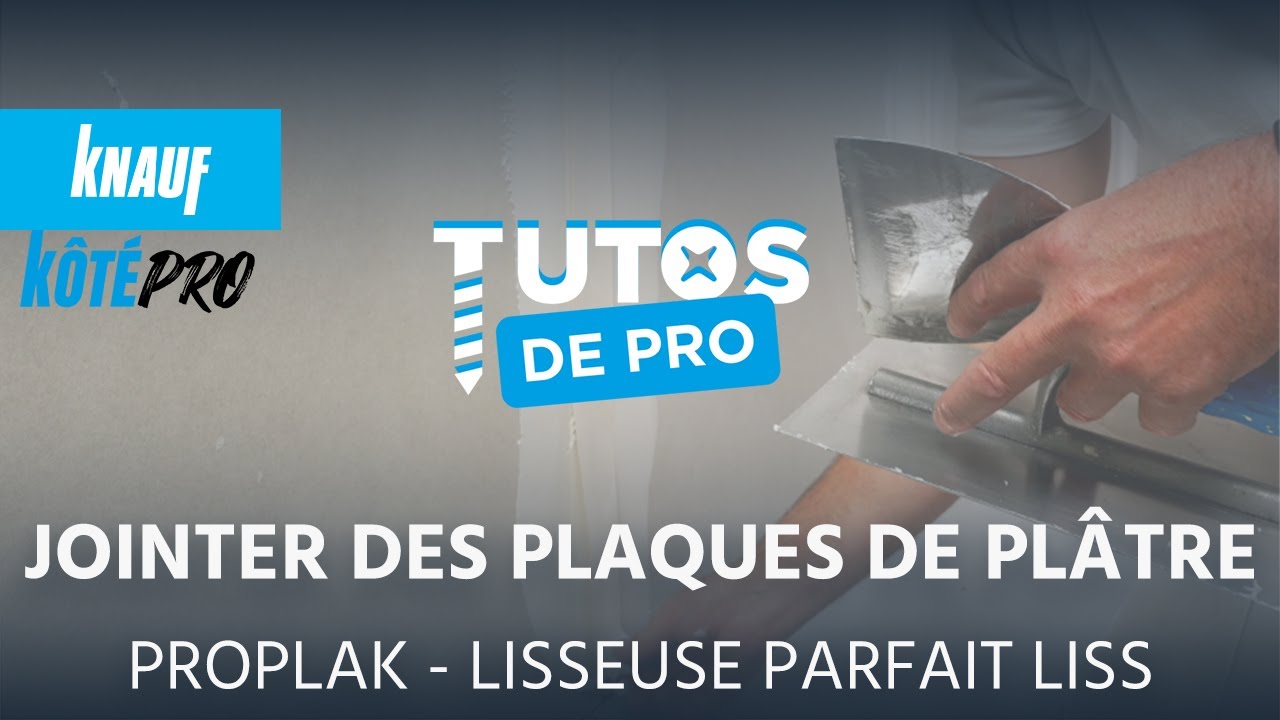 Jointer des plaques de plâtre - TUTOS DE PRO  - KÔTÉ PRO