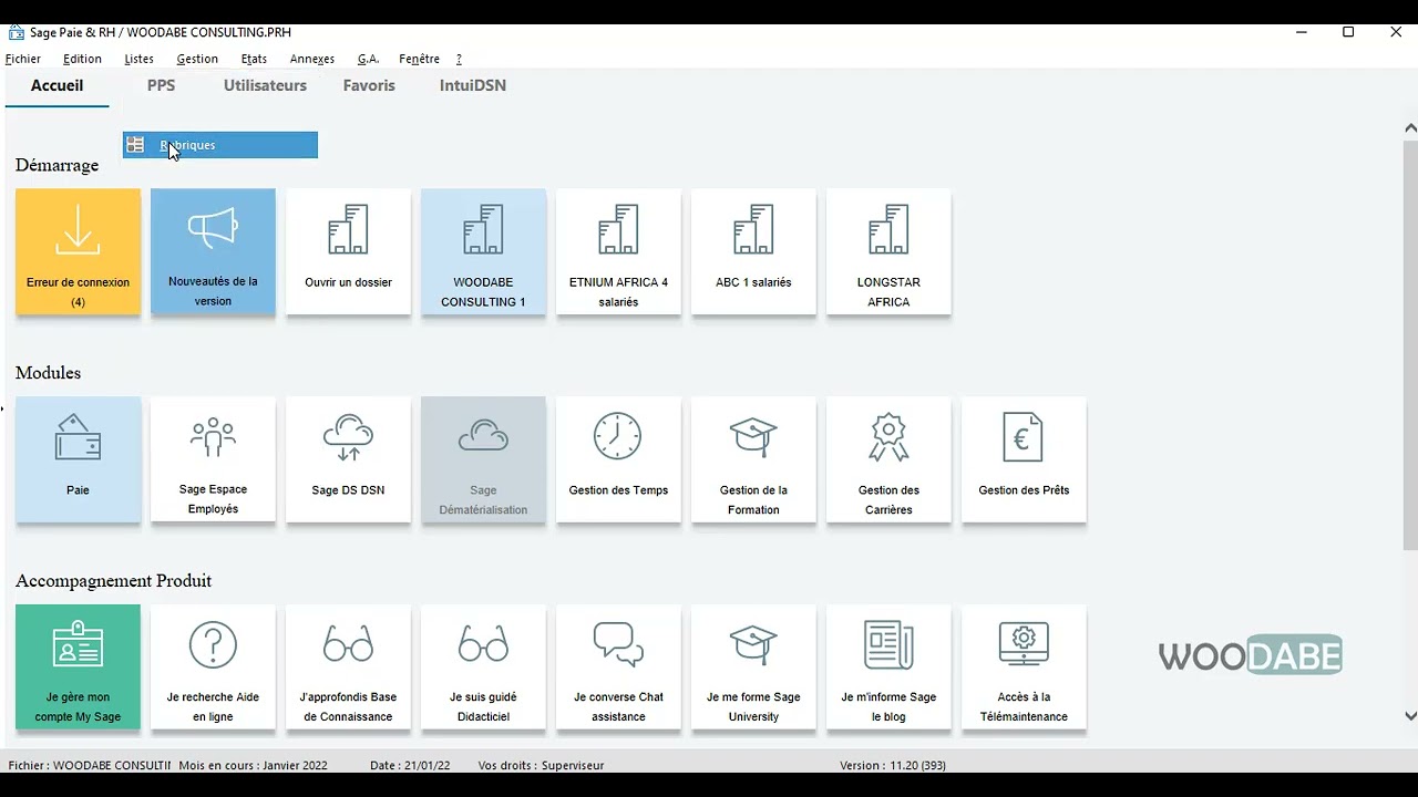 2 13 Configuration des natures d'évènements 2 FORMATION COMPLETE SAGE PAIE & RH I7