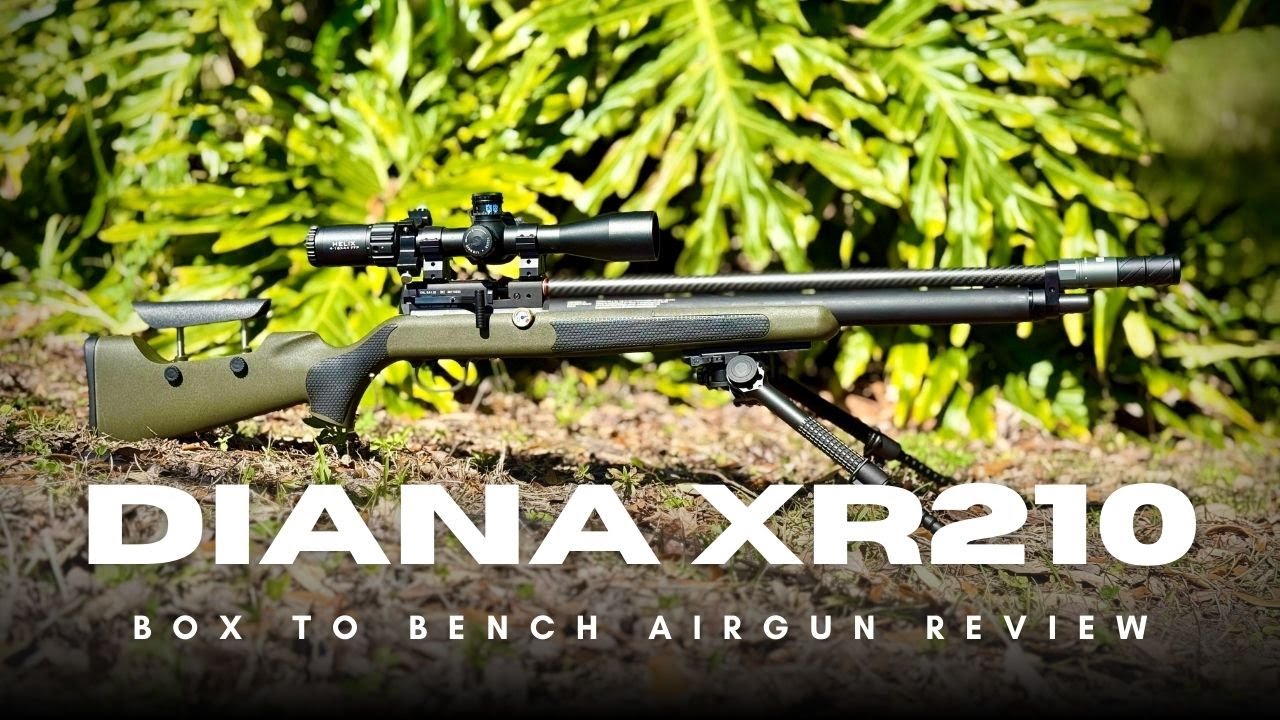 Box to Bench with the All New Diana XR 210 Pre-Charged Pneumatic German Made Airgun in .22 caliber