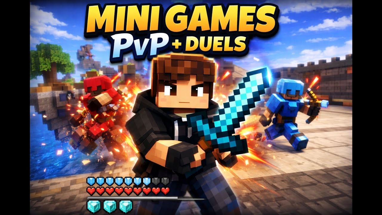 Minecraft Mini games pvp and duels