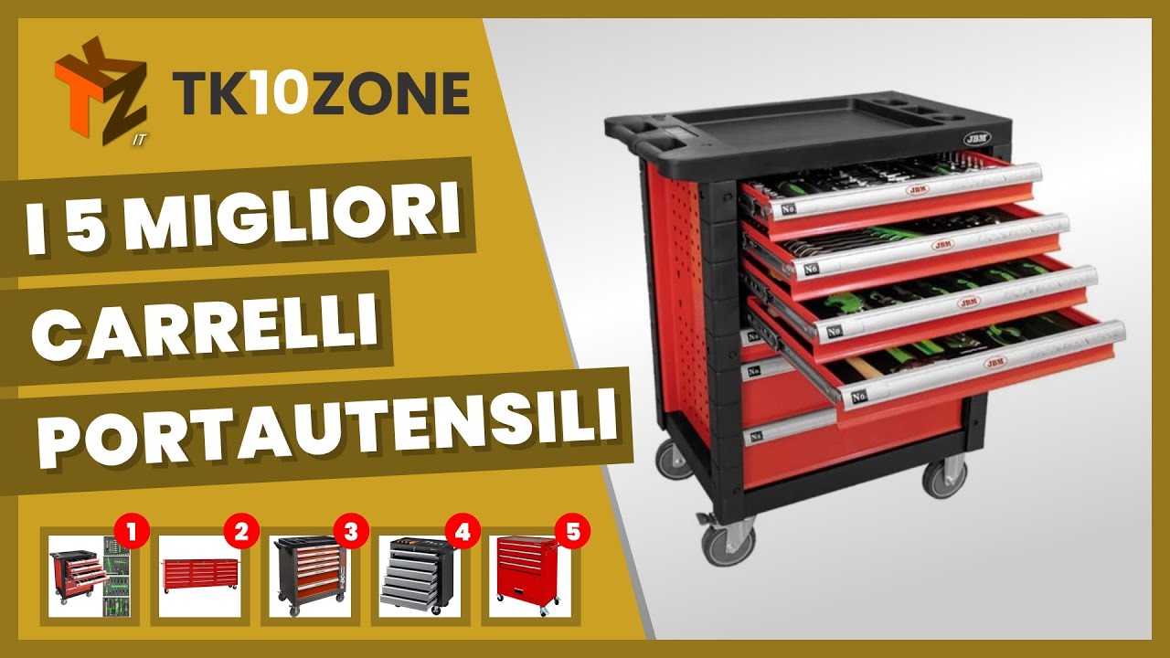 I 5 migliori carrelli portautensili