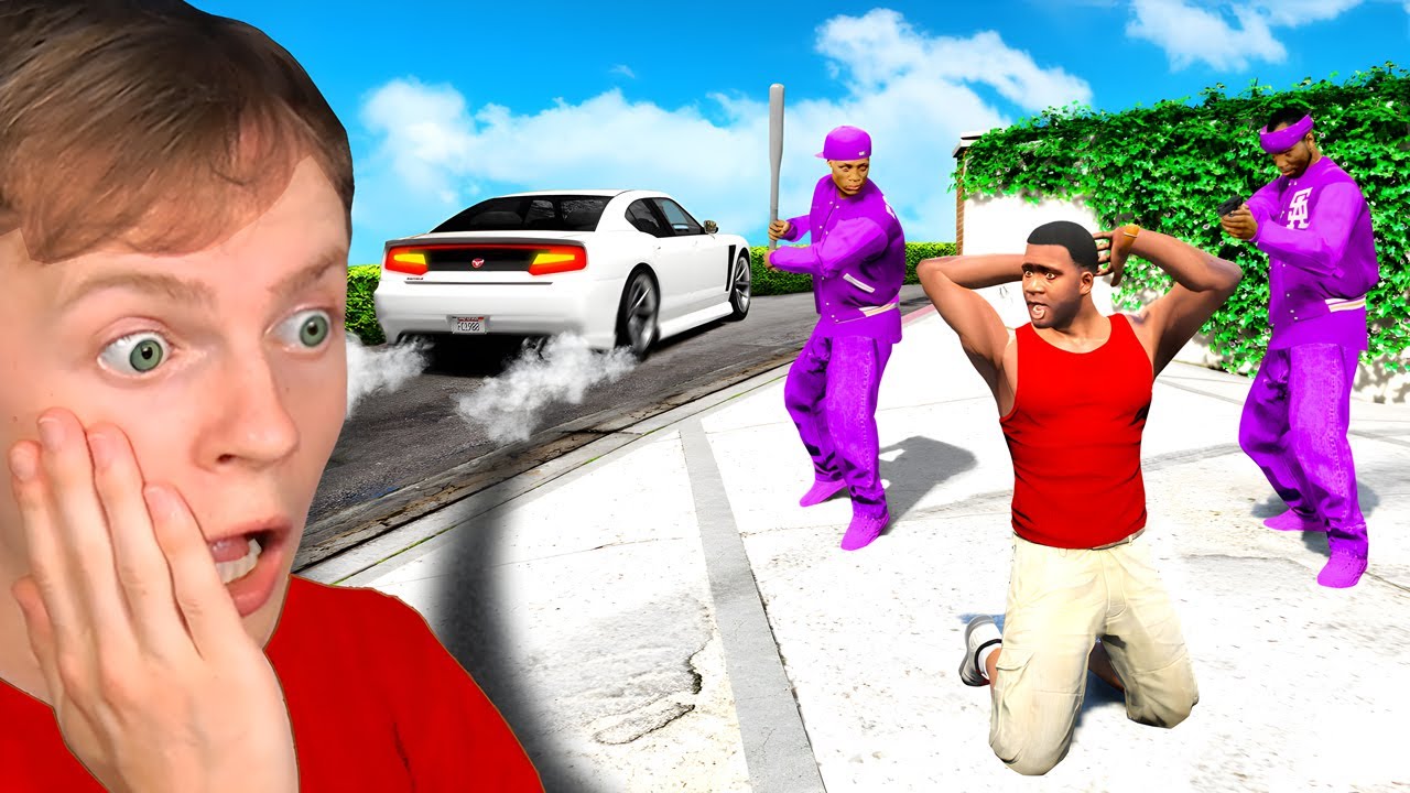 The GANG Robbed Franklin in GTA 5!