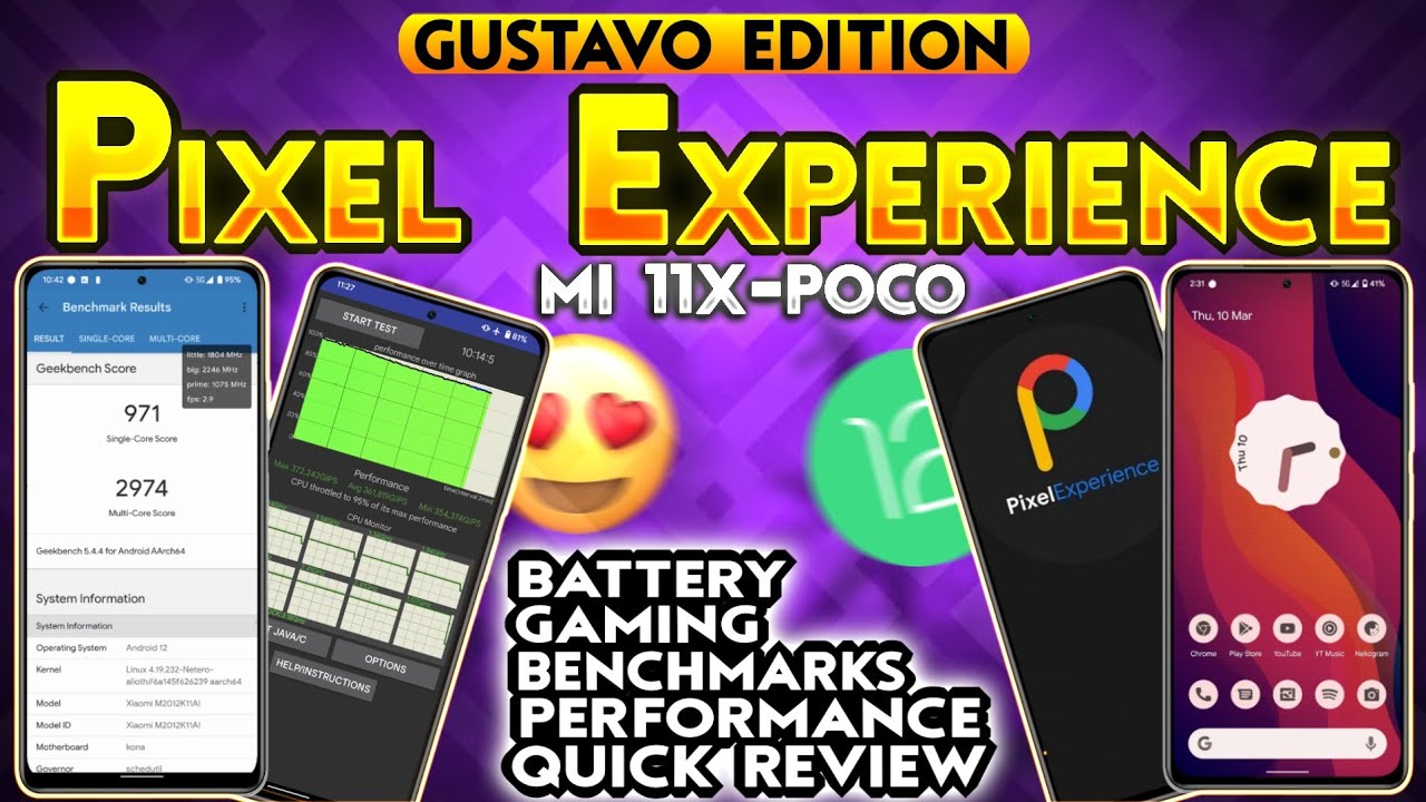 Pixel Experience Gustavo Edition Mi 11x Poco F3 | Review and Gaming Performance