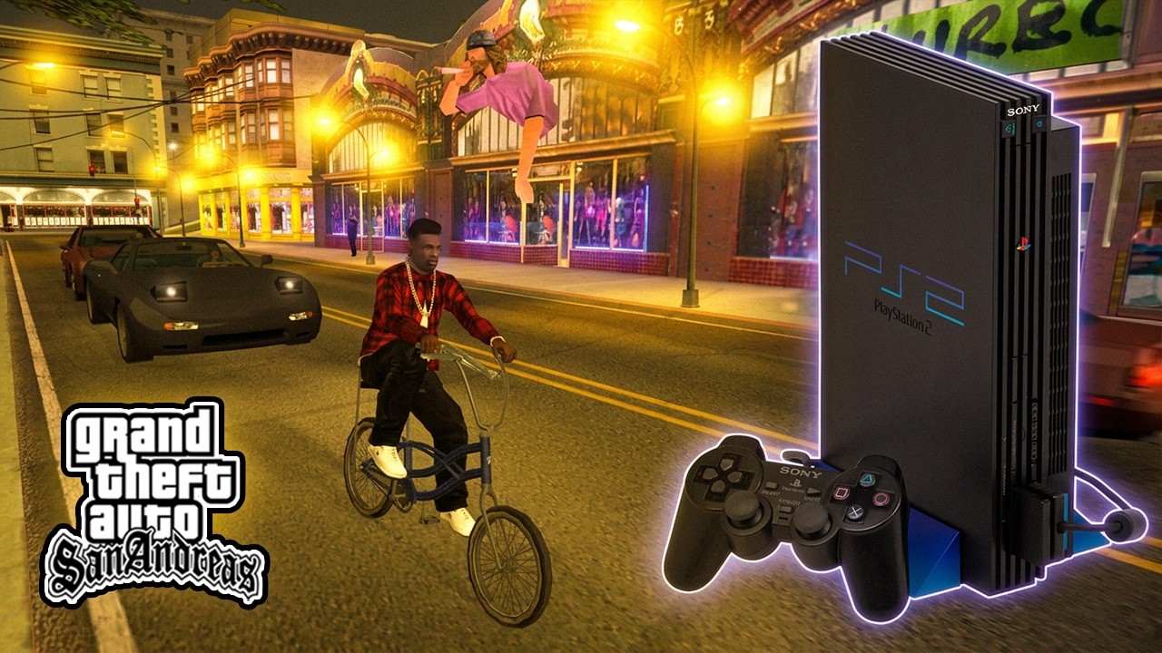🔴 PSYCHODELICZNA ŚRODA W SAN FIERRO 😎 | GTA SA NA PRAWDZIWYM PS2