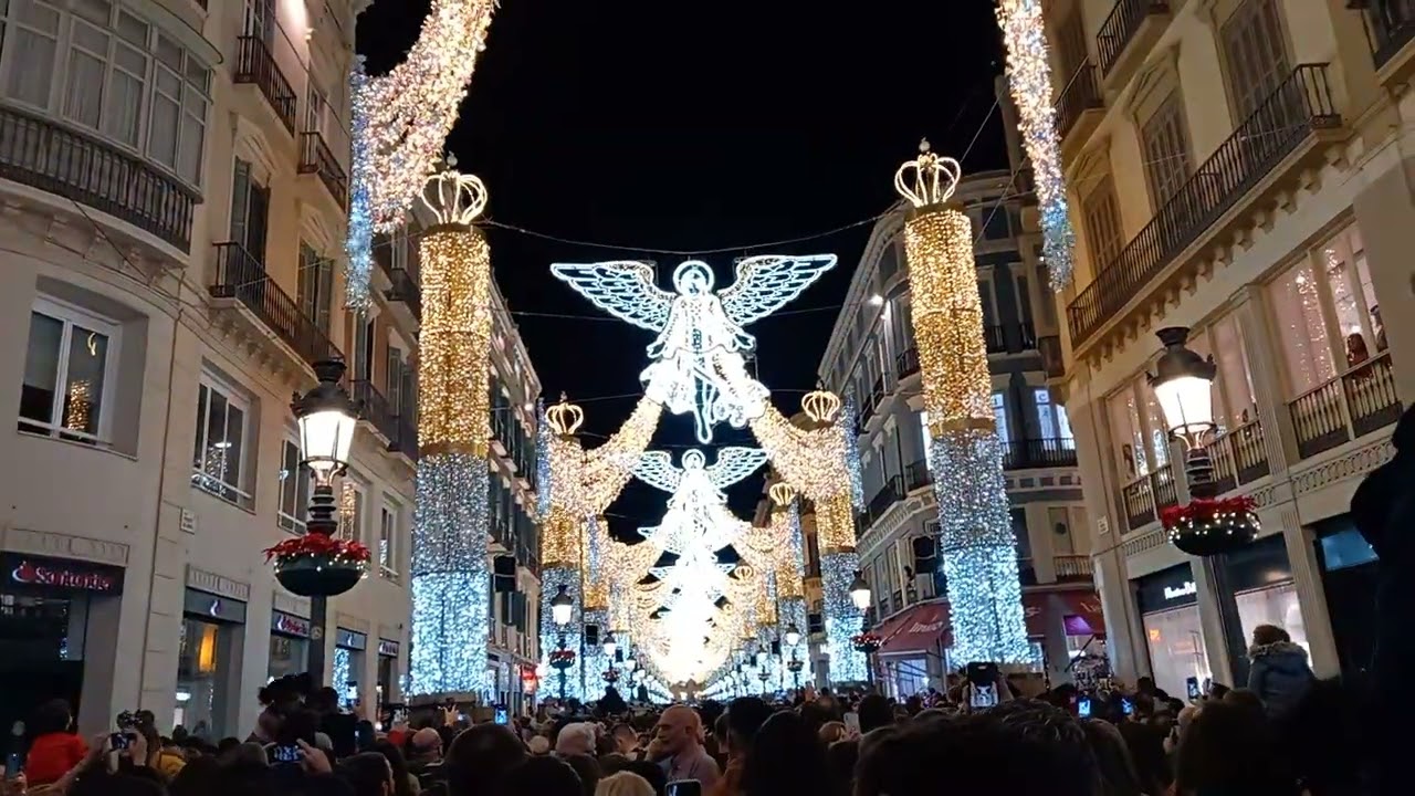 Luces Navidad calle Larios, Málaga - 2022