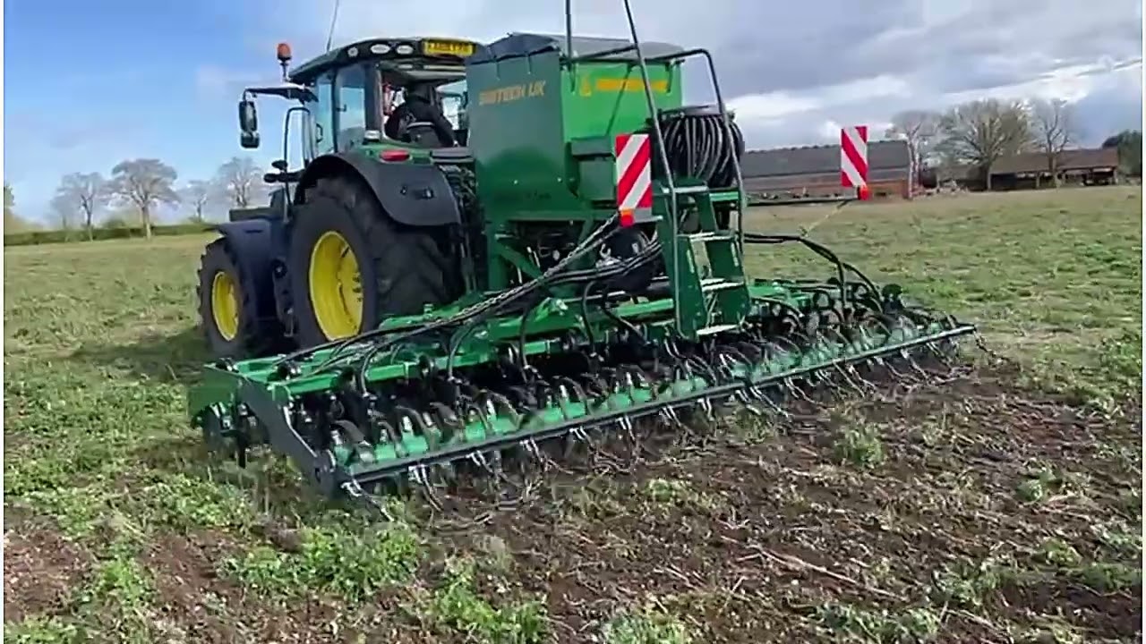 TS-600AP Drill Demo | 6m Wide Simtech Drill in Action | Fentech Agri