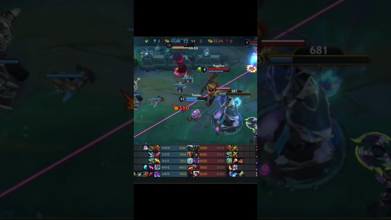 Perfect game Top 10 Teemo 10-0!Part.2 #wildrift  #leagueoflegends