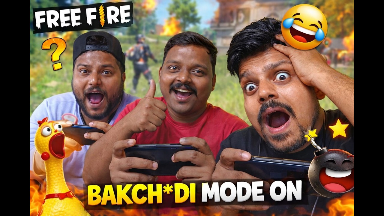 BACKCH*DI MODE ON 😎 | FREE FIRE LIVE 💯 | FF LIVE  | AAO BC KARE 🤣 |