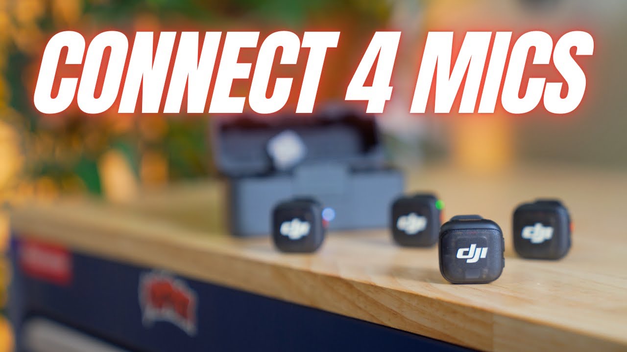 DJI Mic 3: How to Connect 4 DJI Mics | Full Tutorial