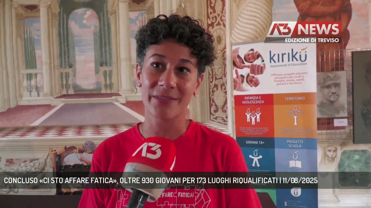 CONCLUSO «CI STO AFFARE FATICA», OLTRE 930 GIOVANI PER 173 LUOGHI RIQUALIFICATI | 11/08/2025