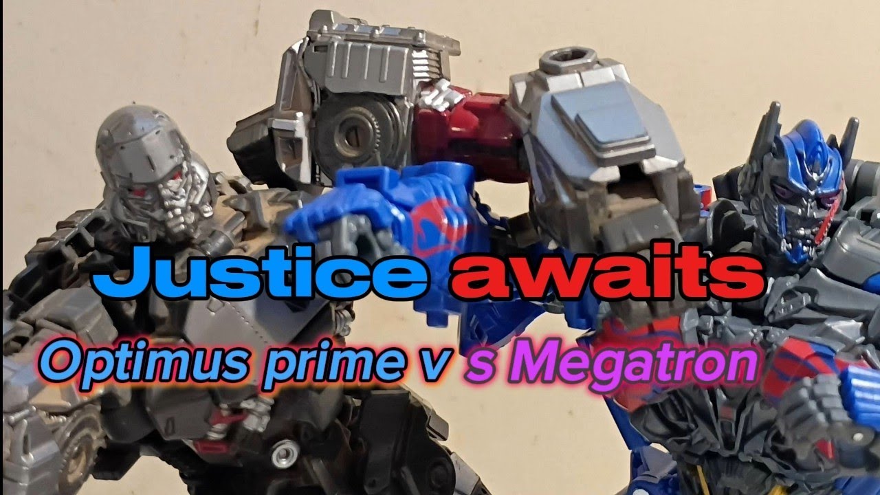 Justice awaits. Optimus prime versus Megatron