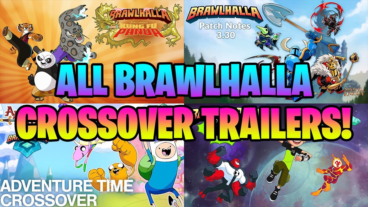 All Brawlhalla Crossover Trailers! Kung Fu Panda, Rayman + More!
