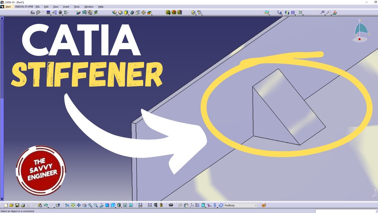 CATIA | Как создать усилитель конструкции как профессионал